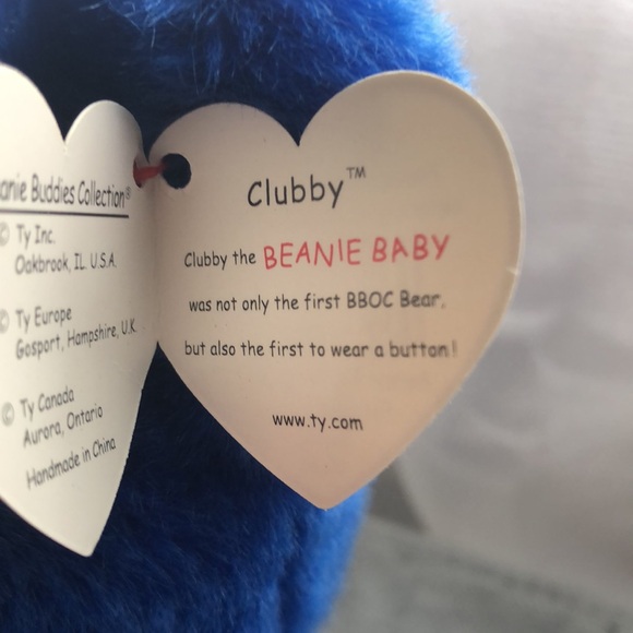 TY Beanie Buddy - 1998 Retired Collectable - Clubby - Picture 3 of 5